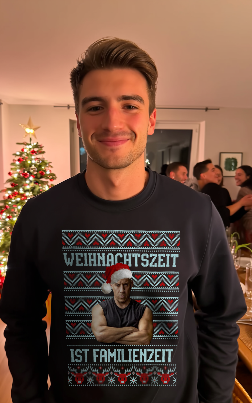 Vin Diesel - CHRISTMAS SWEATER UNISEX