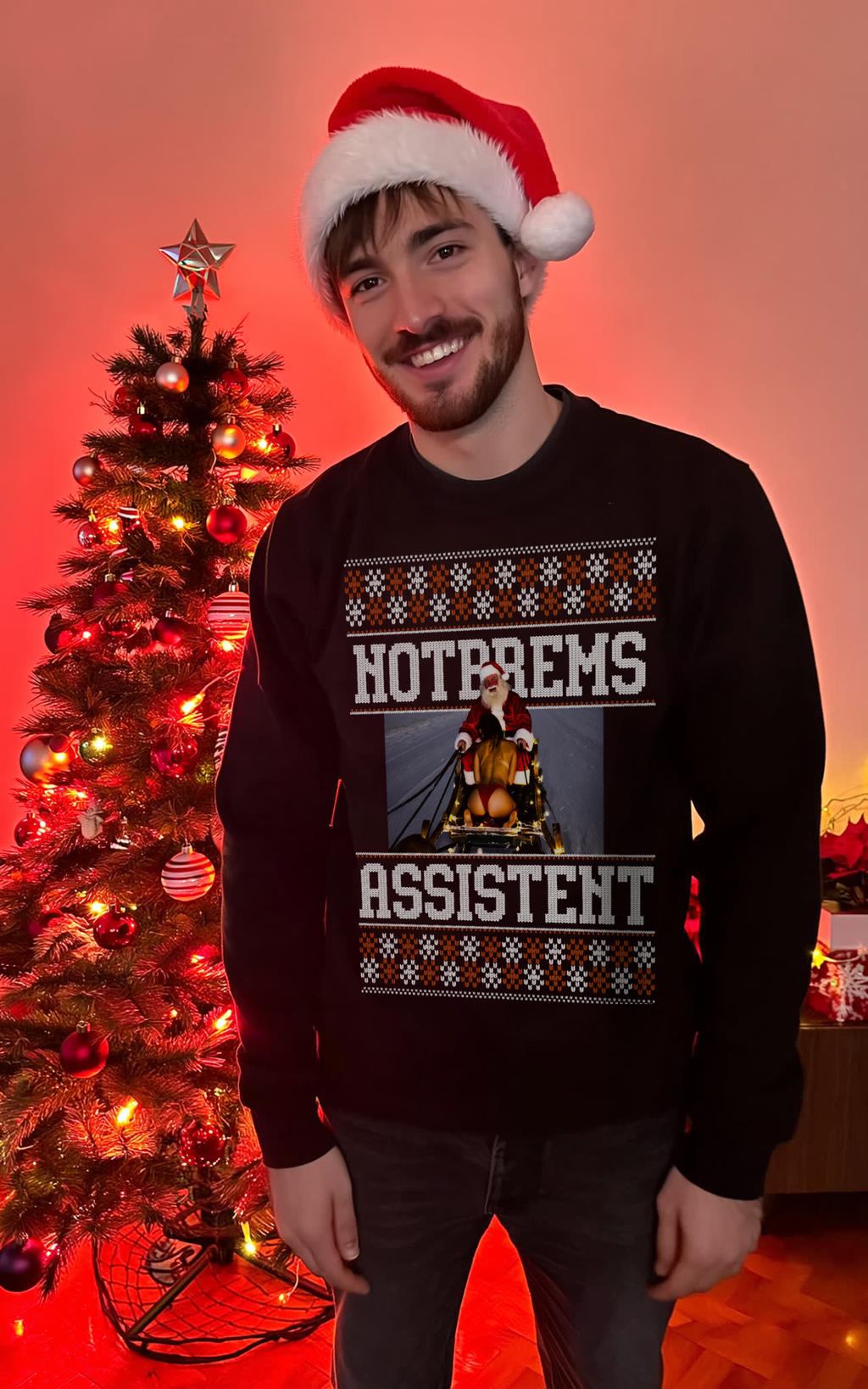 Notbrems Assistent - CHRISTMAS SWEATER UNISEX