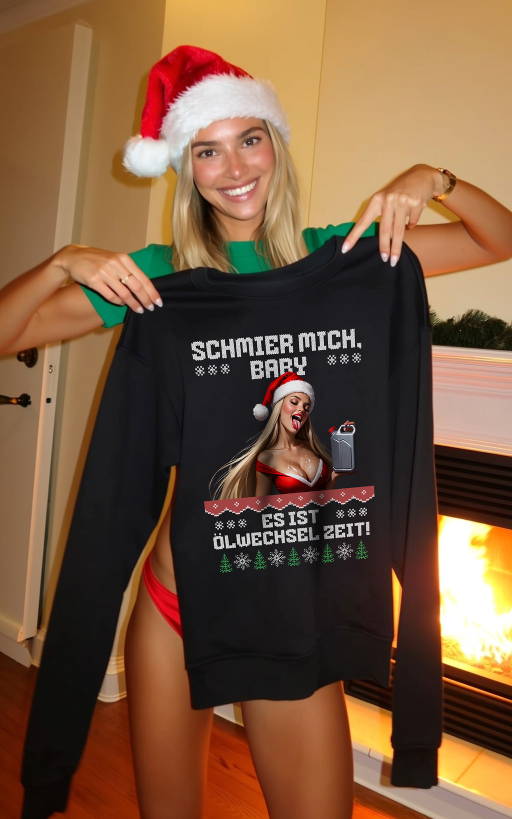 Ölwechsel Zeit - CHRISTMAS SWEATER UNISEX